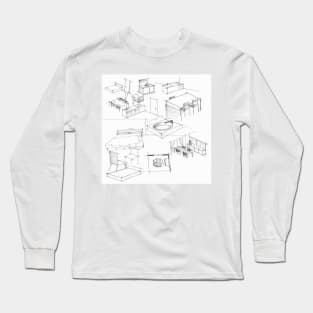 furniture design sketch Long Sleeve T-Shirt